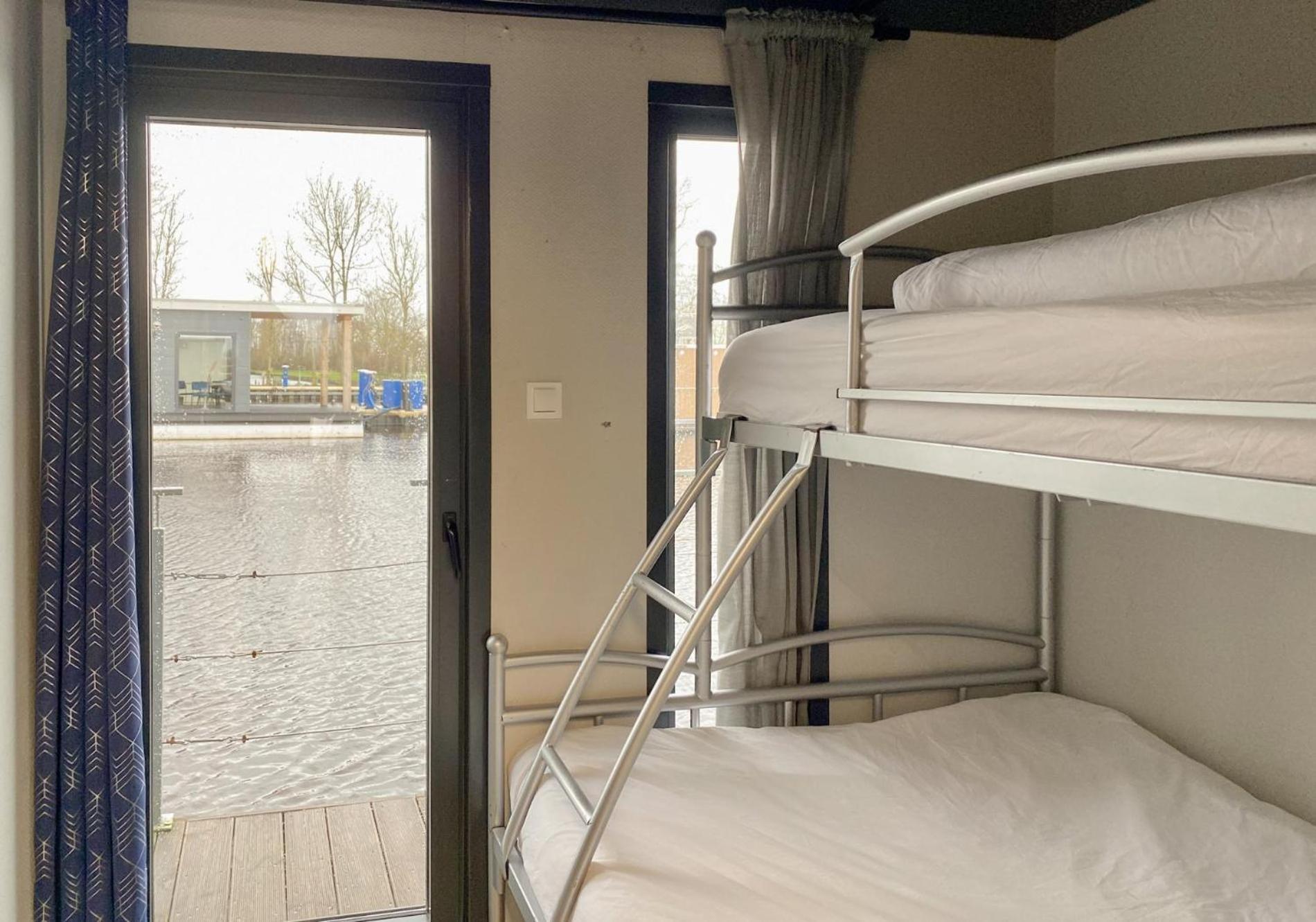 Houseboat Blue Sneekermeer Offingawier Exterior foto